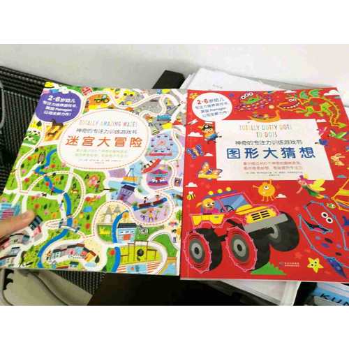 神奇的专注力训练游戏书(全四册)