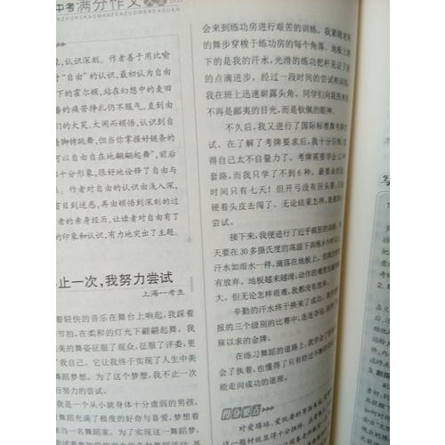 中考满分作文2017