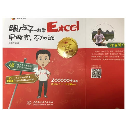 跟卢子一起学Excel 早做完，不加班（全彩视频讲解版）