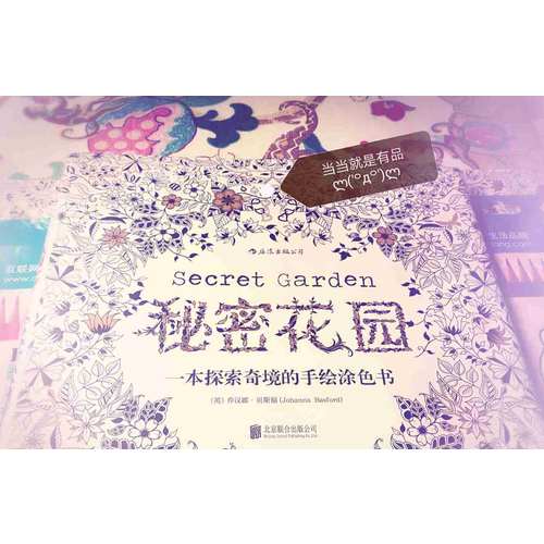 秘密花园+24色彩色铅笔套装