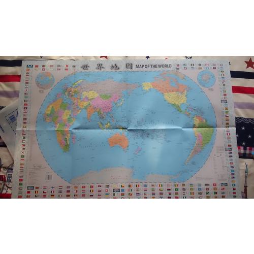 中国地图+世界地图（套装）