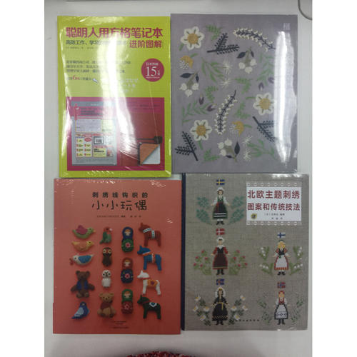 北欧主题刺绣图案和传统技法(附图纸)