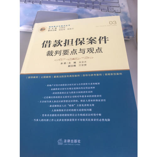 借款担保案件裁判要点与观点