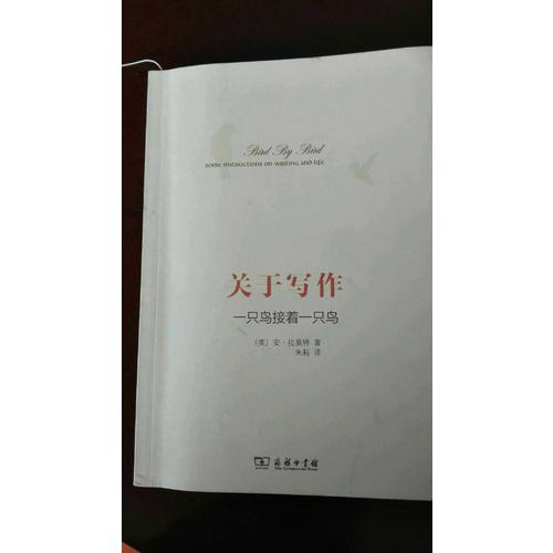 关于写作：一只鸟接着一只鸟