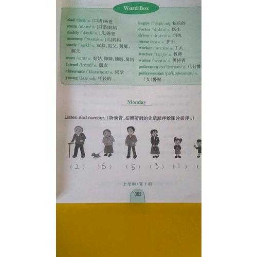 周计划：小学英语听力强化训练100篇（一年级）