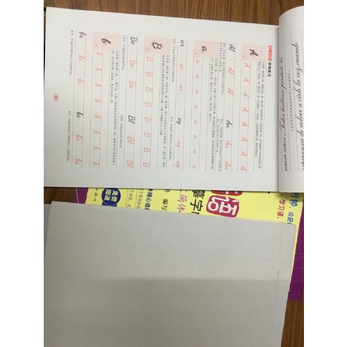 漂亮西班牙语手写体临摹字帖：西班牙文简体+圆体