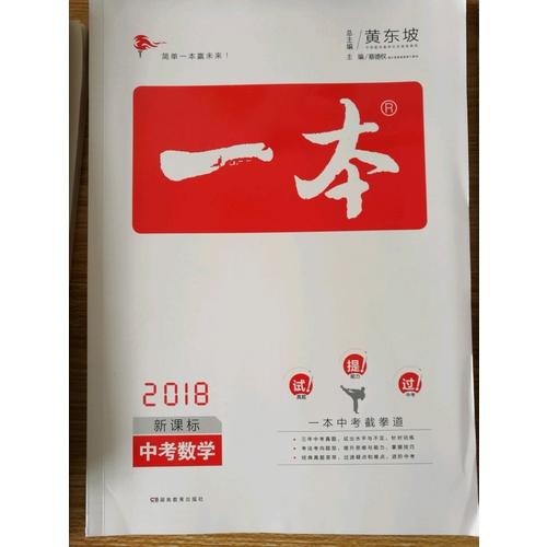 2018年一本 中考数学 初中学生总复习