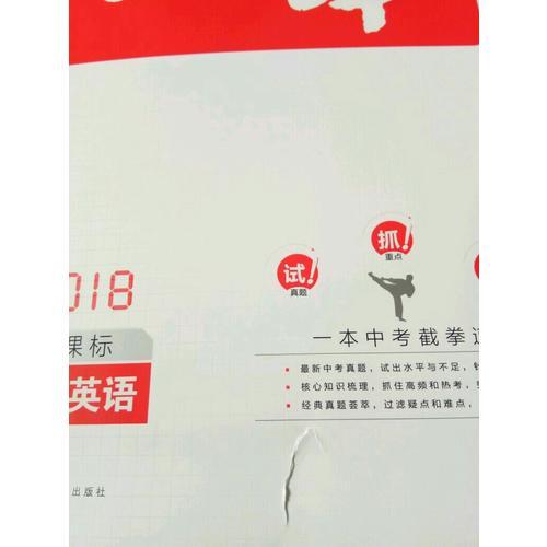 2018年一本 中考英语新课标板 初中学生总复习