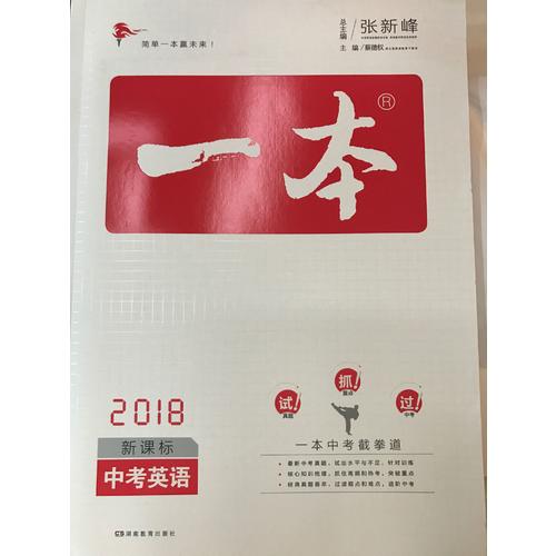 2018年一本 中考英语新课标板 初中学生总复习