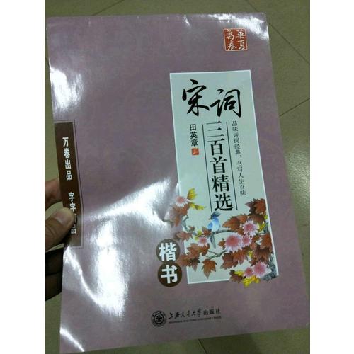 华夏万卷字帖 宋词三百首精选 田英章楷书(升级版)