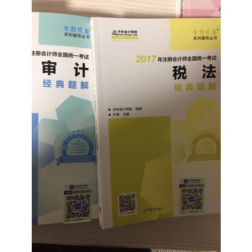 2017考试教材中华会计网校 审计经典题解 梦想成真系列辅导