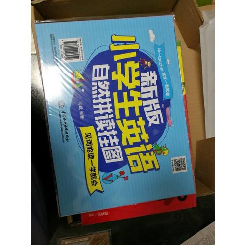 新版小学生自然拼读挂图：见词能读一学就会