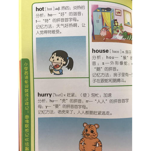 小学英语单词就该这样记:图像联想记忆法最有效