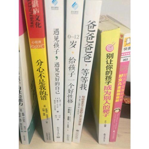 遇见孩子遇见更好的自己+0-12岁给孩子一个好性格+爸爸爸爸等等我（共3册）