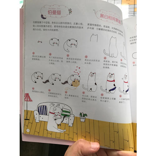 萌喵在左，呆汪在右：能用在手账里的猫猫狗狗的小插画