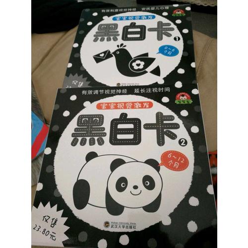 宝宝视觉激发卡：黑白卡系列（全2册）