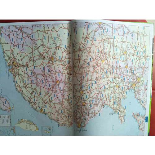 中国高速公路及城乡公路网地图集·超大详查版(2017)