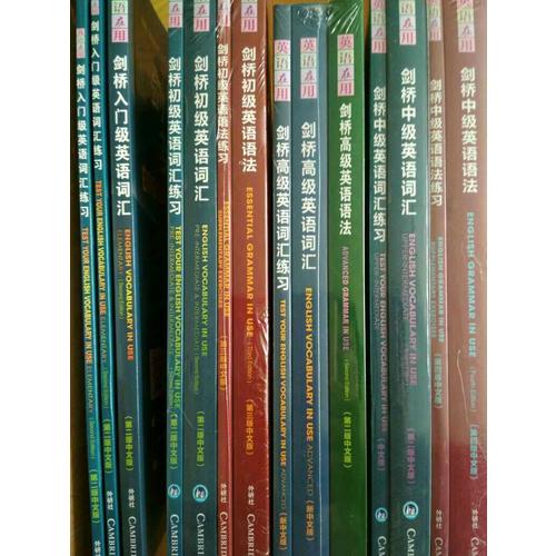 剑桥入门级英语词汇(第二版中文版)