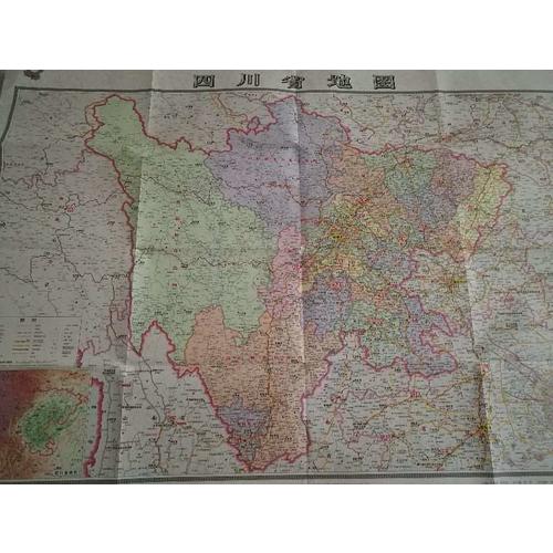 中华人民共和国分省系列地图·四川省地图（折叠袋装）