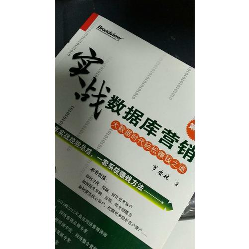 实战数据库营销：大数据时代轻松赚钱之道（第2版）