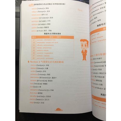 剑桥雅思听力考点词真经