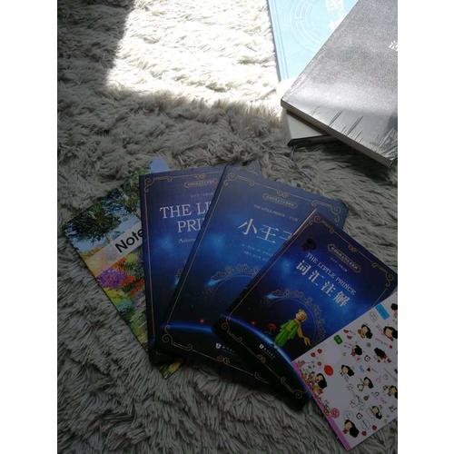 小王子 汉英对照 彩色原版双语（中英2册套装）
