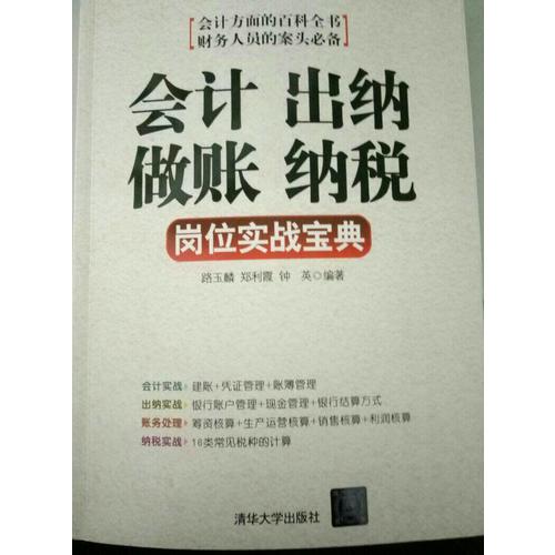 会计 出纳  做账  纳税岗位实战宝典