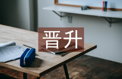 销售主管晋升报告