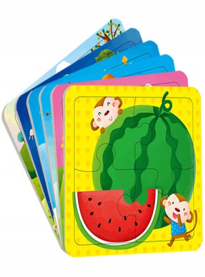 邦臣小红花：动手动脑玩拼图（2-3岁）（套装全6册）图书