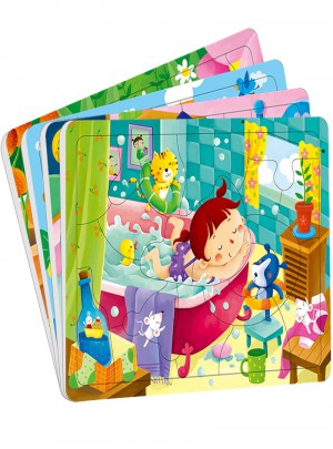 动手动脑玩拼图(全4册)