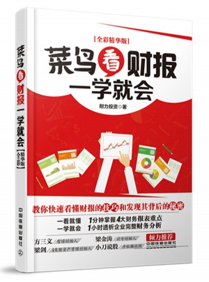 菜鸟看财报一学就会图书