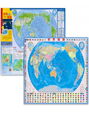 世界地图（4开撕不烂地图, 600mm*435mm）图书