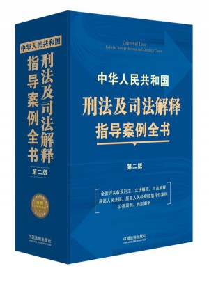 中华人民共和国刑法及司法解释指导案例全书（第二版）