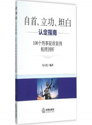自首立功坦白认定指南:100个刑事疑难案例梳理剖析