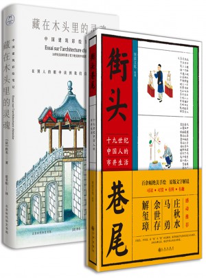 藏在木头里的灵魂中国建筑彩绘笔记+街头巷尾(套装共2册)图书