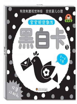 宝宝视觉激发卡：黑白卡系列（全2册）图书