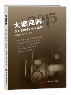 大案回眸：前行的中国刑事法制图书