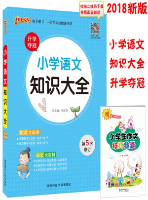 2018新版 pass绿卡图书 小学语文知识大全