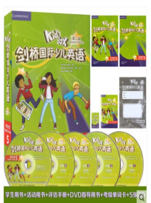 剑桥国际少儿英语学生包5 点读版 第二版 kids box