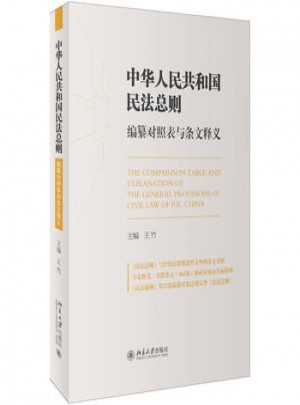 中华人民共和国民法总则编纂对照表与条文释义图书