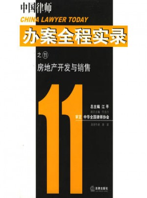 中国律师办案全程实录：房地产开发与销售图书