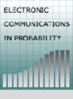 Electronic Communications In Probability