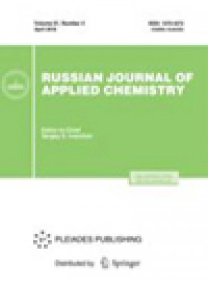 Russian Journal Of Applied Chemistry