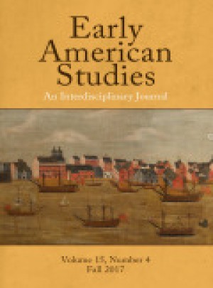 Early American Studies-an Interdisciplinary Journal