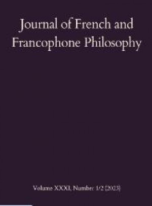 Journal Of French And Francophone Philosophy